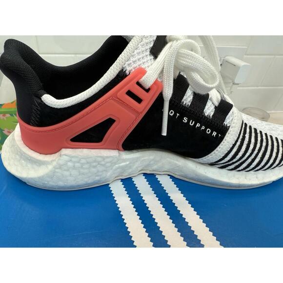 Adidas EQT Support 93/17 White Turbo Red Men\'s Size 8 BA7473 main image 7